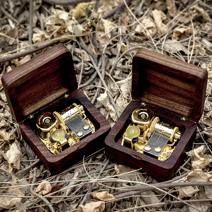 Wooden Mechanical Music Box