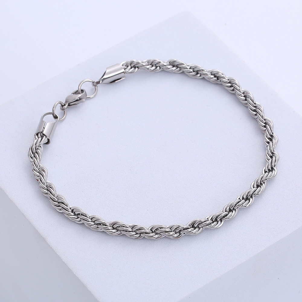 Vacuum Color-preserving Electroplated Gold Steel Stainless Steel Twist Bracelet 6 d5f2ba56 828c 4e85 876a dd785d9efc42 Vacuum Color-preserving Electroplated Gold Steel Stainless Steel Twist Bracelet