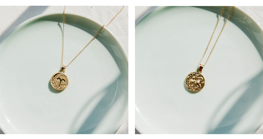 d6487098 31fa 4ad4 9d38 7d5e979d223c Personalized twelve constellation pendant clavicle chain