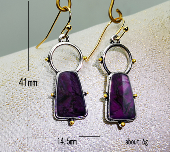 d83316ac 4eca 4fdc 998a 69341f1fbb0b Personality Creative Purple Girl Earrings