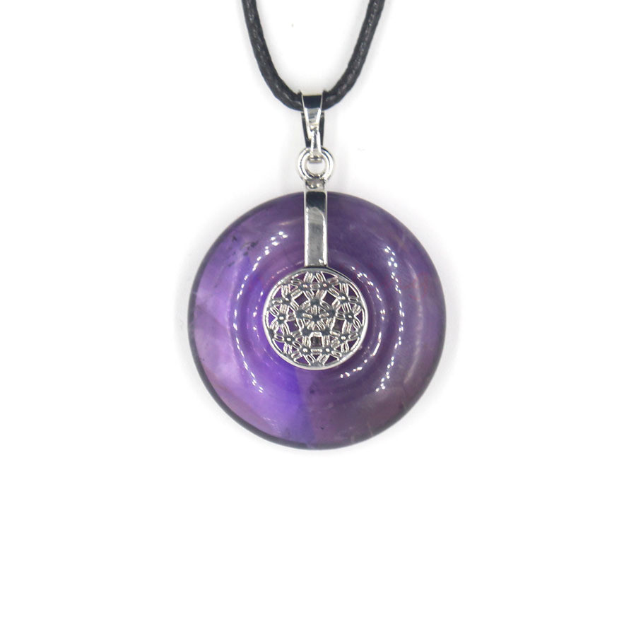 d8748e56 2999 4695 b098 3b3c791b6237 Flower Of Life Crystal Pendant Necklace Sweater Chain