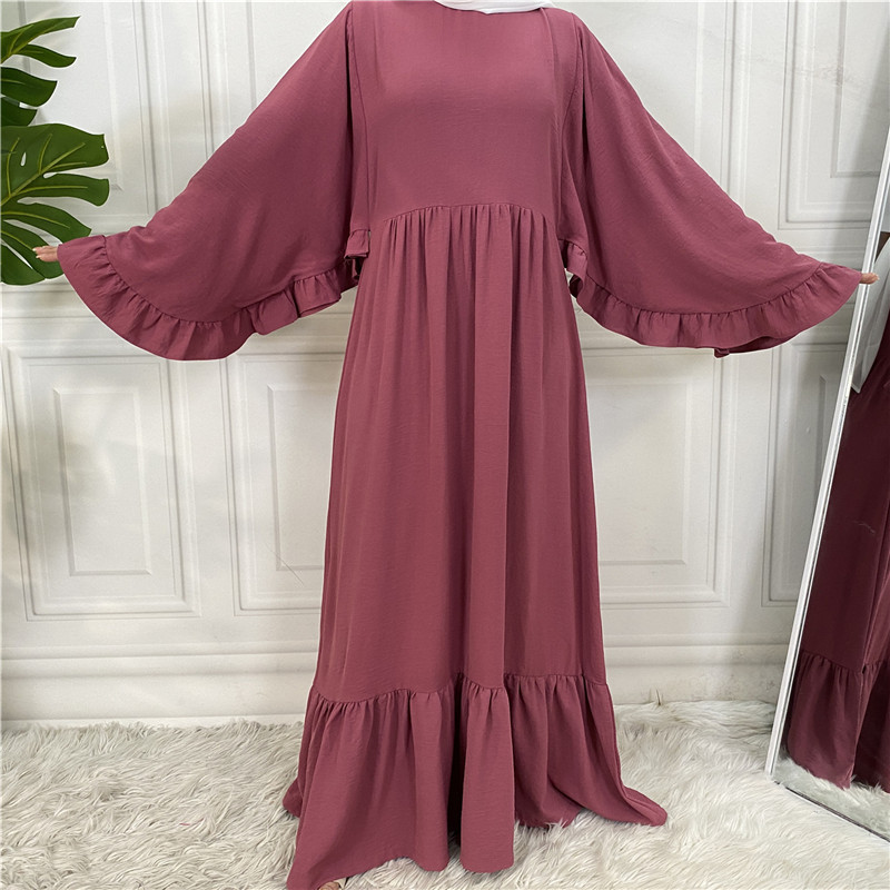 Butterfly Abaya Ruffled Abaya Dress Modest Muslim Dress - Bild 6 von 6