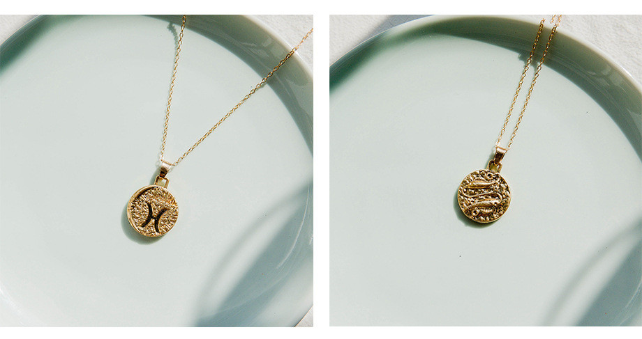 d9634949 861c 4f94 8603 df36adeb0cbc Personalized twelve constellation pendant clavicle chain