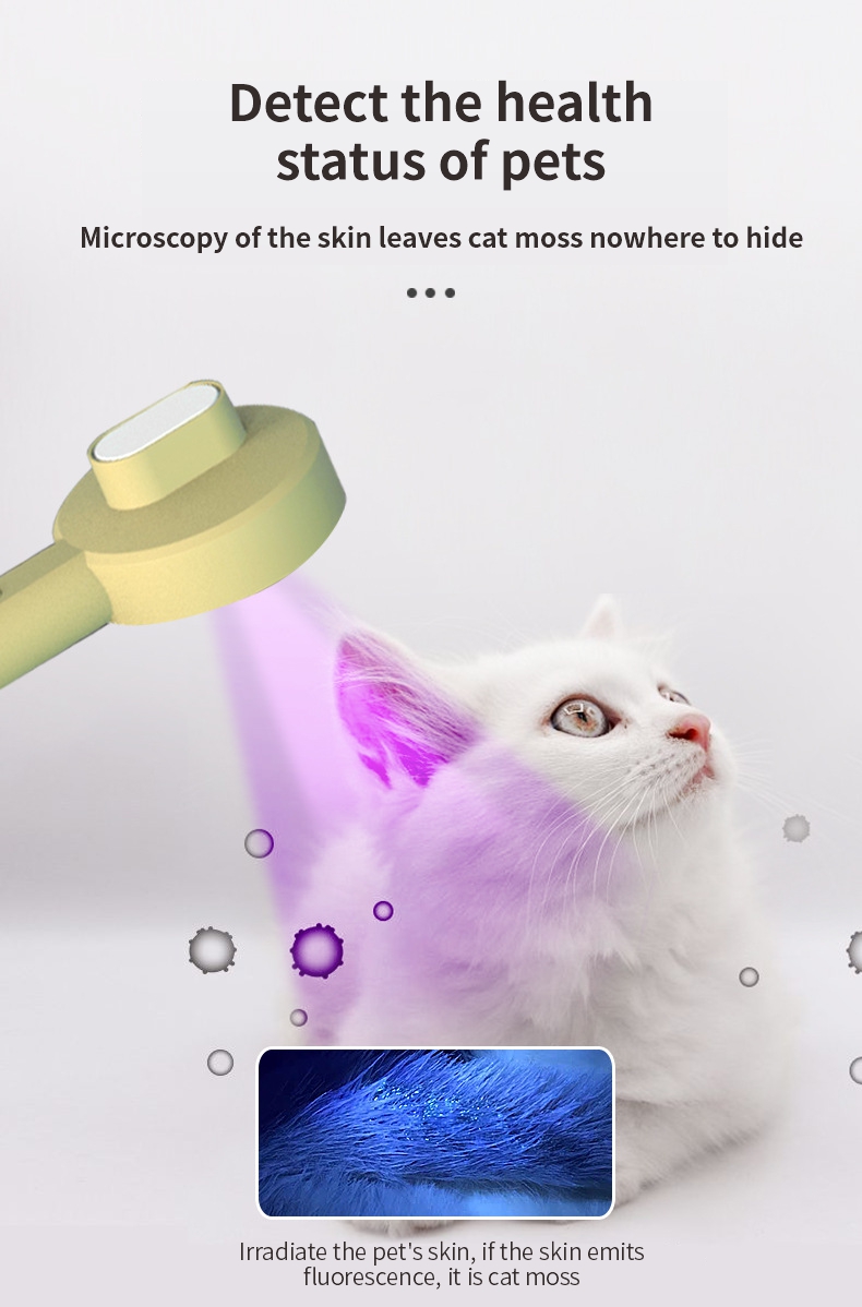 Pet Germicidal Sterilizing Comb Usb Rechargeable Cat Dog Automatic Hai –  HEAVEN B S