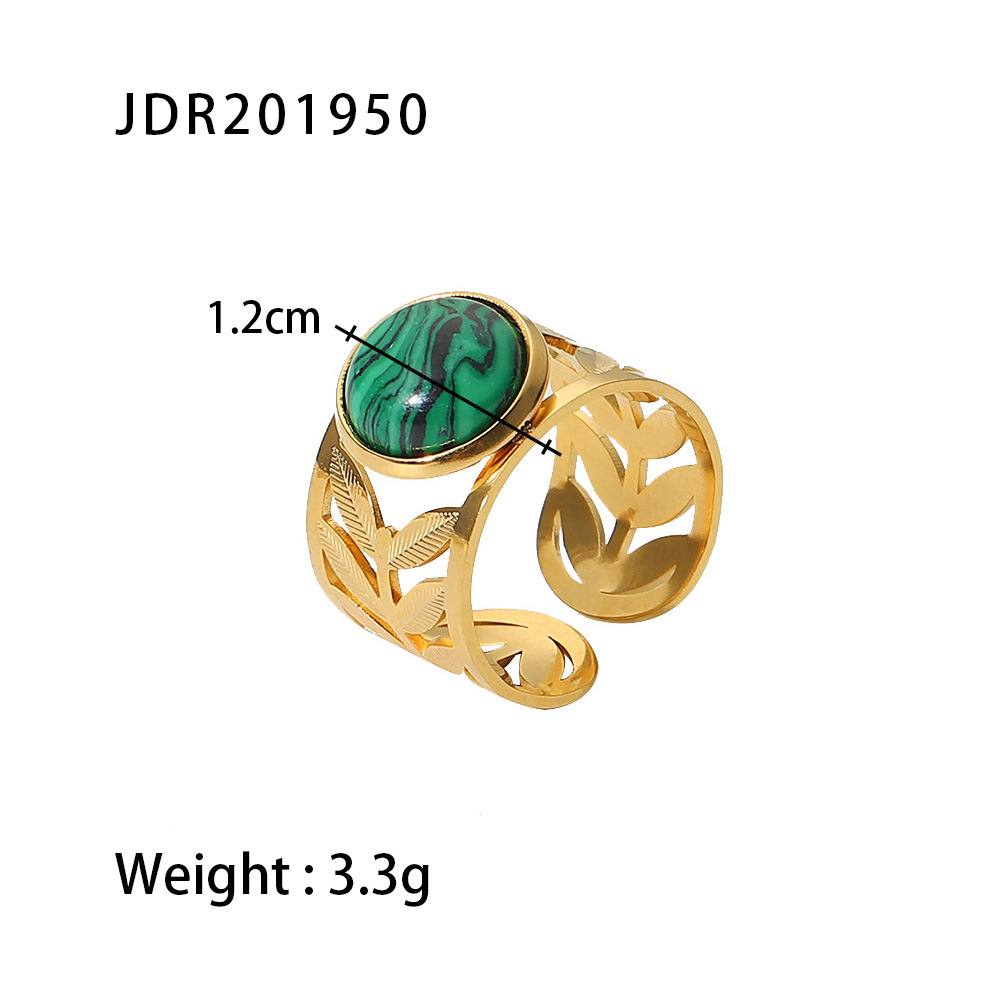 Ring Stainless Steel 18K Gold Hollow Leaves 6 da117153 6e85 4fad 8498 104045ac575c Ring Stainless Steel 18K Gold Hollow Leaves