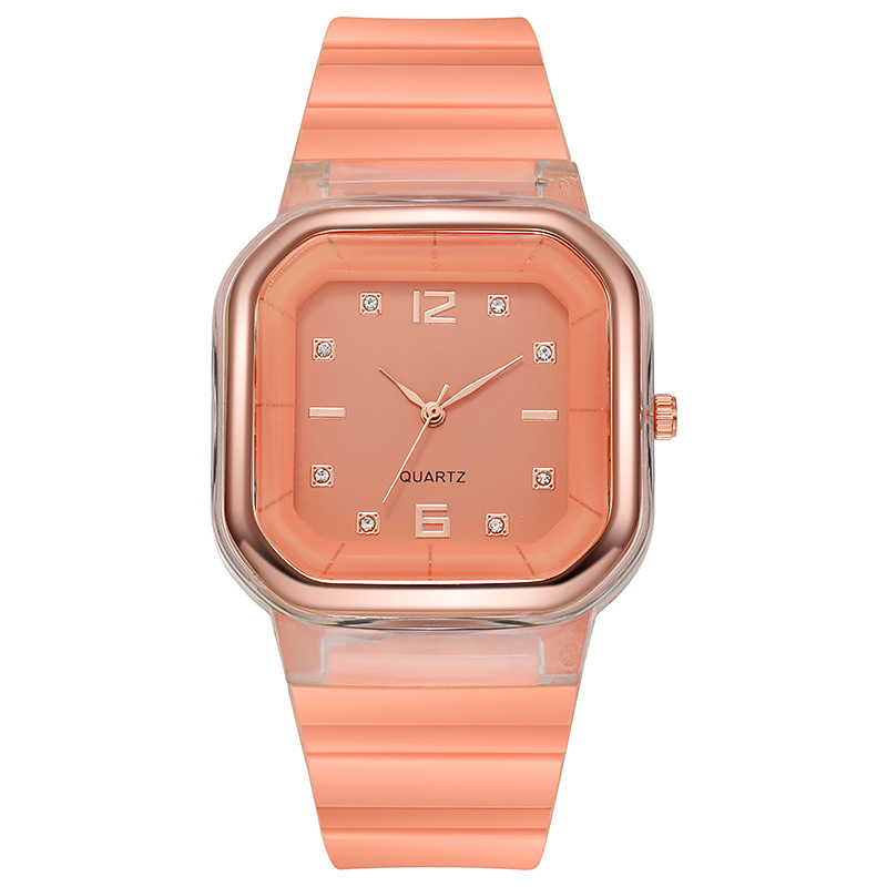 FashionistaDiamond Square Watch orange