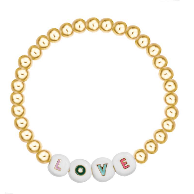 e0887d88 a7ea 48ca a931 a2ceb60b86fe Fashion simple dice bracelet letter bracelet