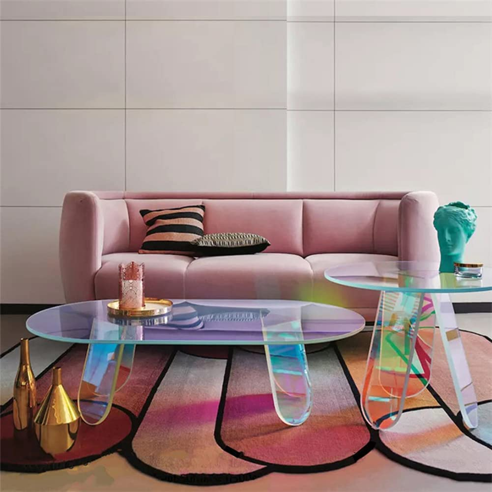 Acrylic Rainbow Coffee Table