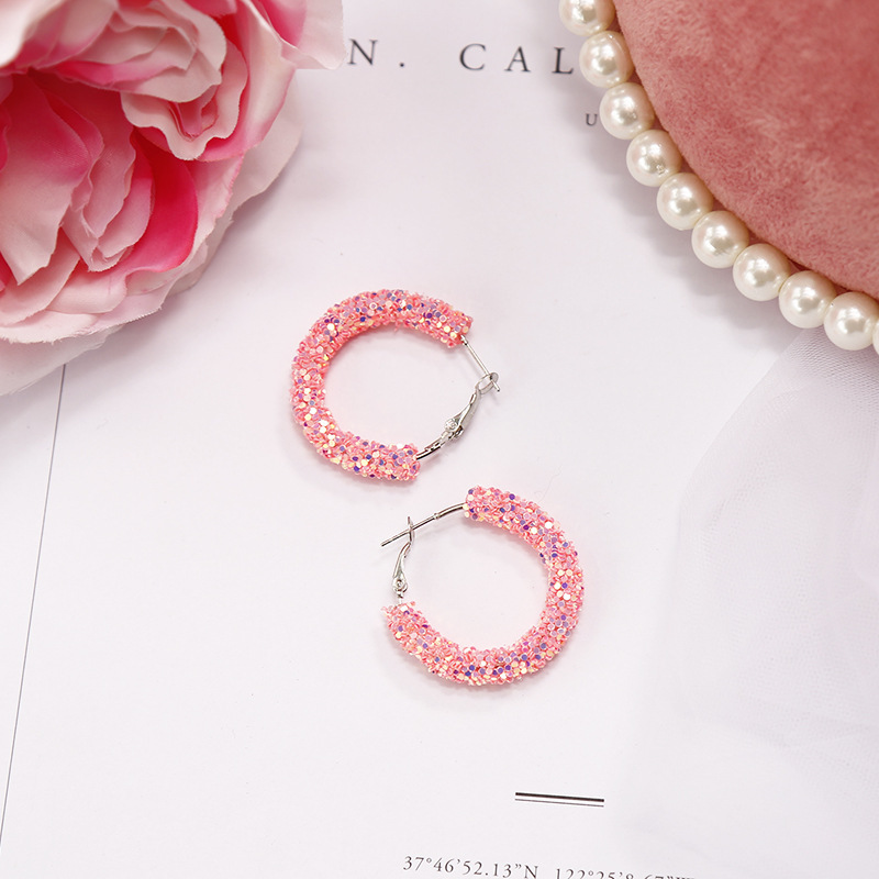 e385a0e0 3ac2 4e00 9cad 7d8a052f66ec Cute girly heart geometric opal earrings