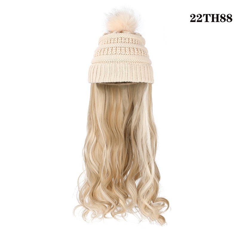 Chic Hat Wigs: Elevate style seamlessly with this versatile fashion fusion .image 5