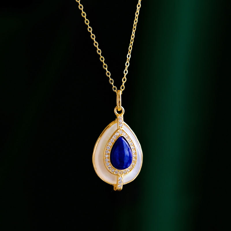 e48173d9 d9df 4704 9e23 3962f17640c1 Natural White Fritillaria Water Drops Earstuds Female Sterling Silver