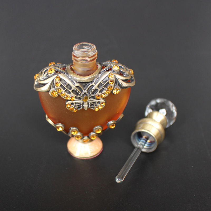 10ml Vintage Perfume Bottle Refillable Empty Crystal Glass Essential oil Bottle - Treasure Supply