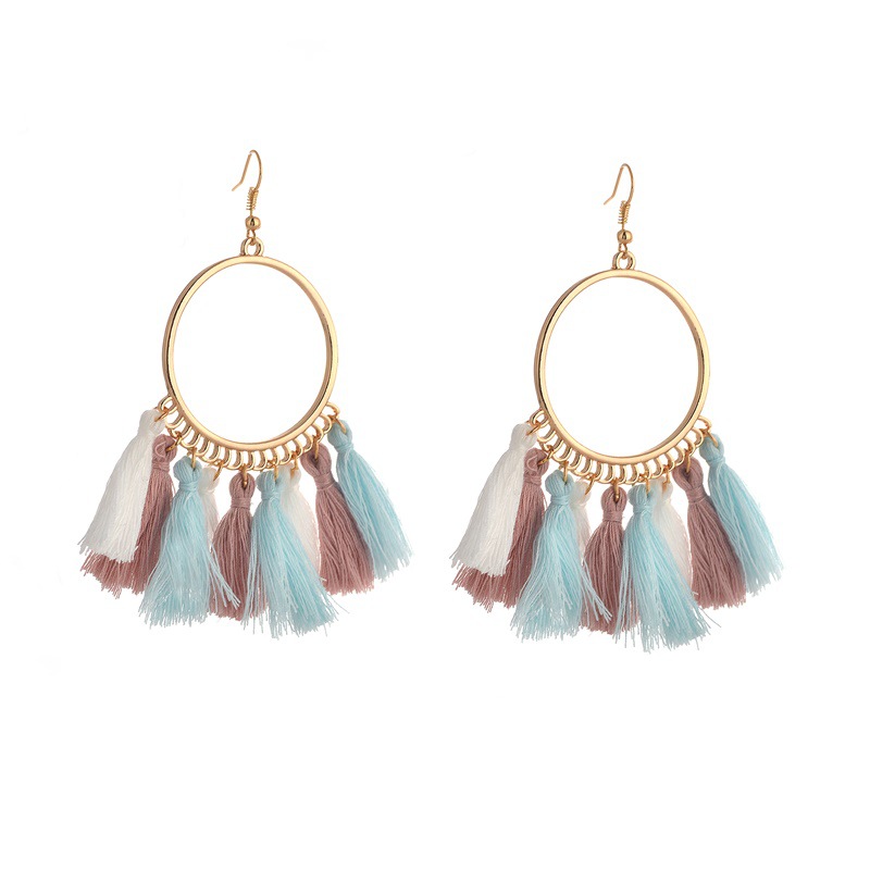 e586c00e ecbb 4d5c 9197 f0eccd9347ee European And American New Su Earrings Women's Fan-shaped Color