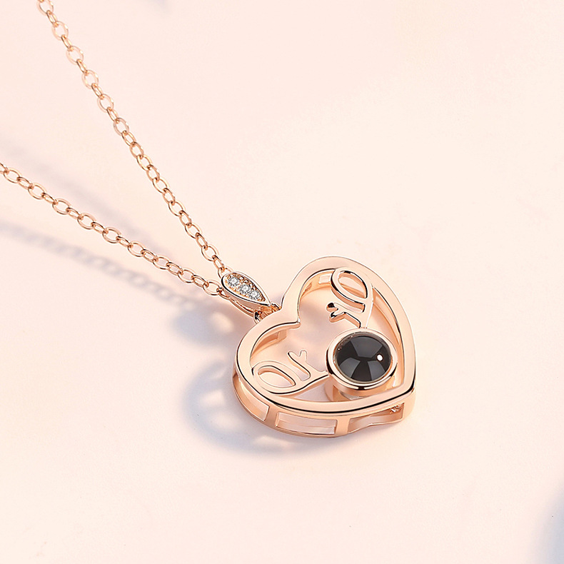 e64e53b4 d0d4 49f1 b4a7 1f994eca2654 Language I Love You Moose Horn Clavicle Chain