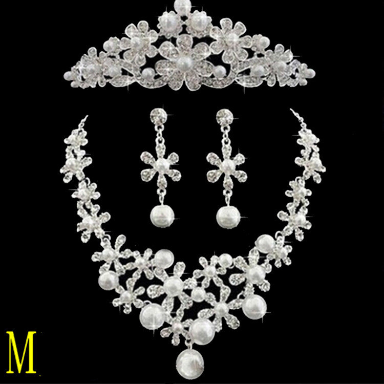 Wedding dress jewelry set ,Women Girls Evening Costume 3