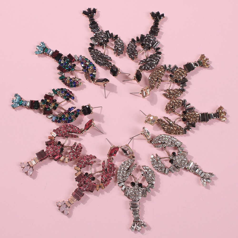 e851b070 da7b 4697 a095 4e1a297d0dab Lobster Stud Earrings Color Diamond Earrings