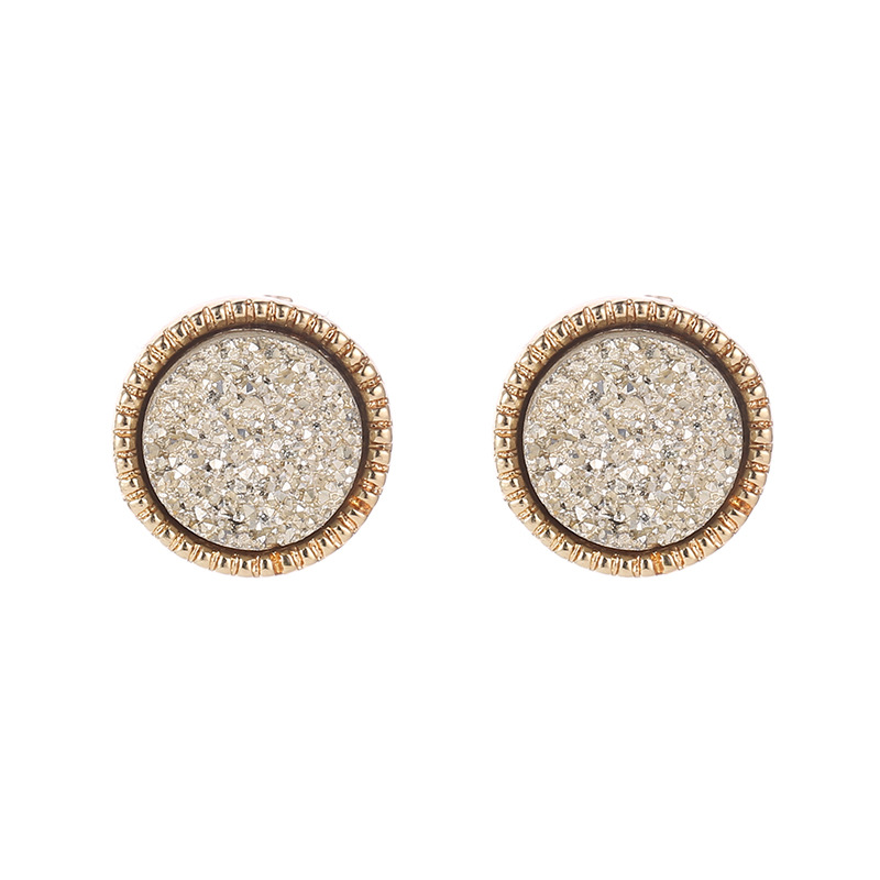 e9796a77 e879 4f21 91a4 ca80dafab93c Geometric Round Mineral Crystal Earrings