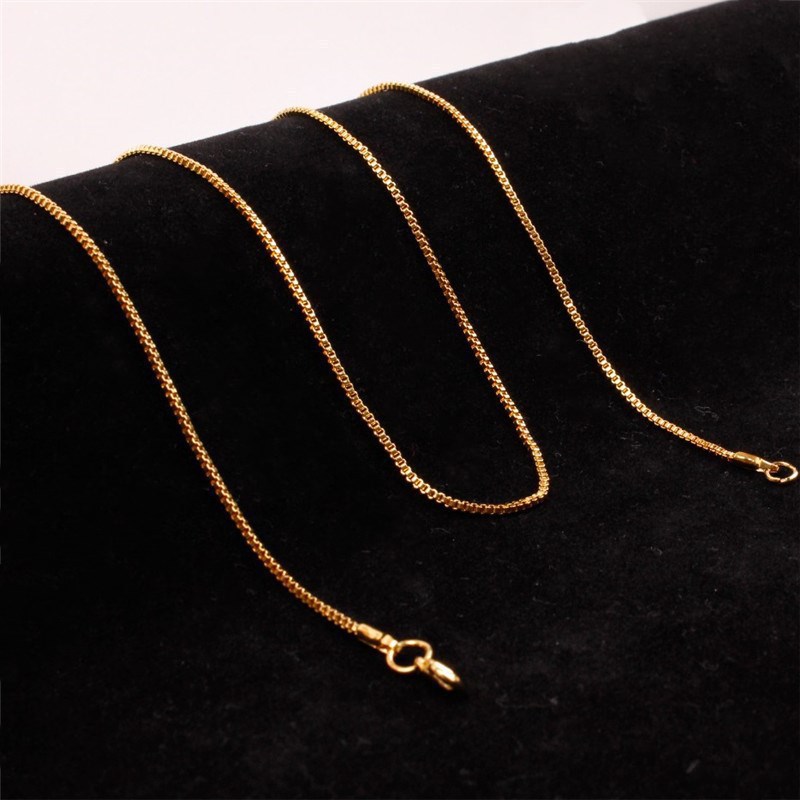 ea69997a 7489 42f5 9c9b 021c22d7fa98 Fashion Simple 2MM Box Chain Gold