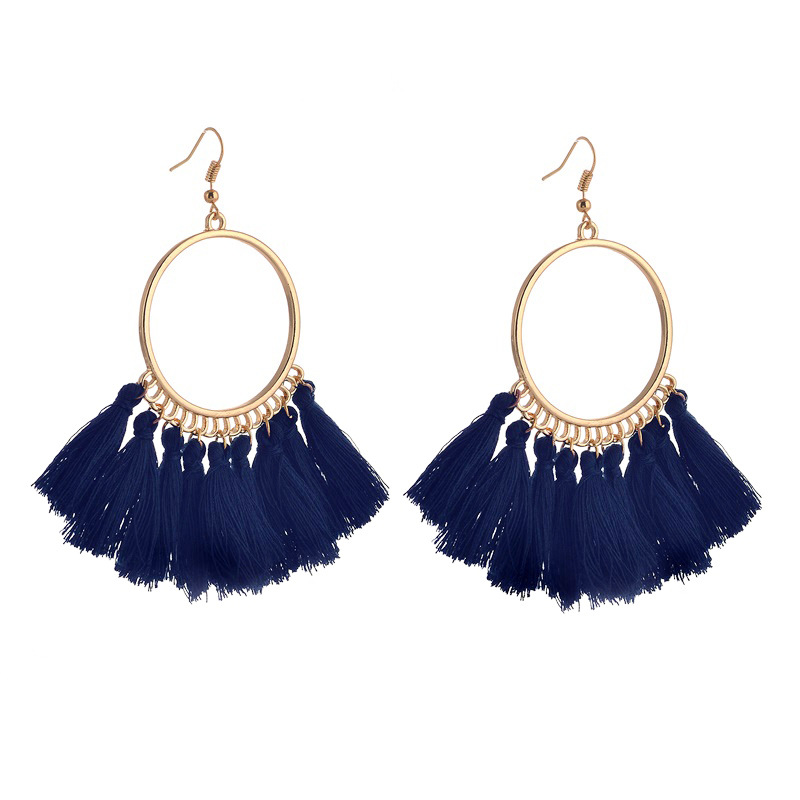 ebd27fc6 4e9d 487a a815 c2370740e46b European And American New Su Earrings Women's Fan-shaped Color