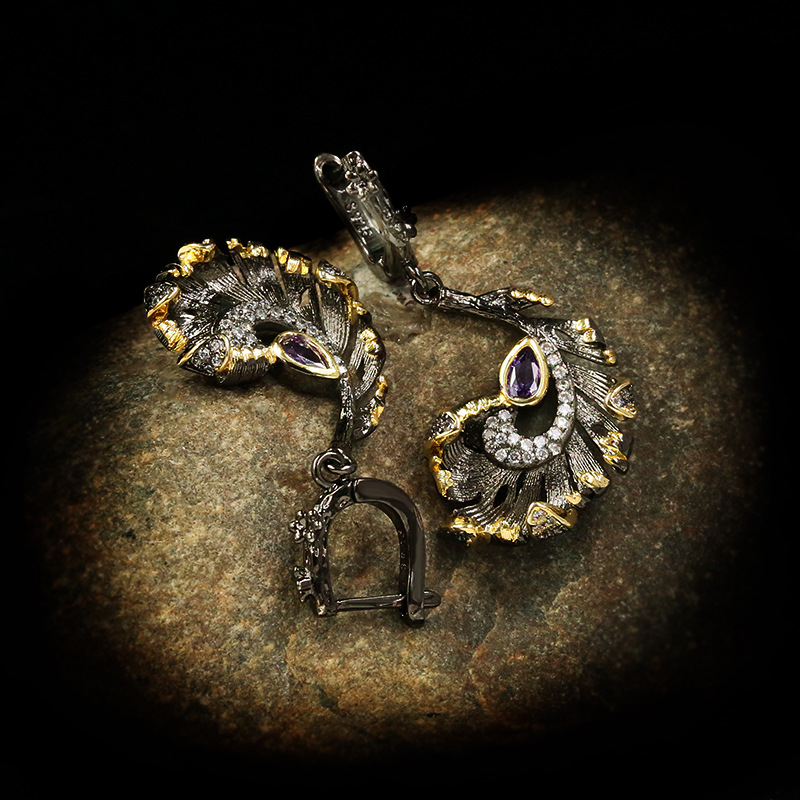 Black And Gold Two-tone Earrings 6 ec8cb60f b3d3 4253 aa85 a96b7ca338cb Black And Gold Two-tone Earrings