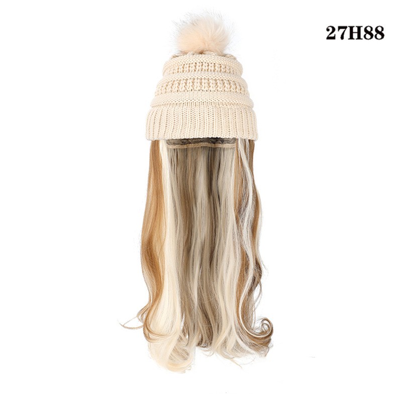 Chic Hat Wigs: Elevate style seamlessly with this versatile fashion fusion .image 4