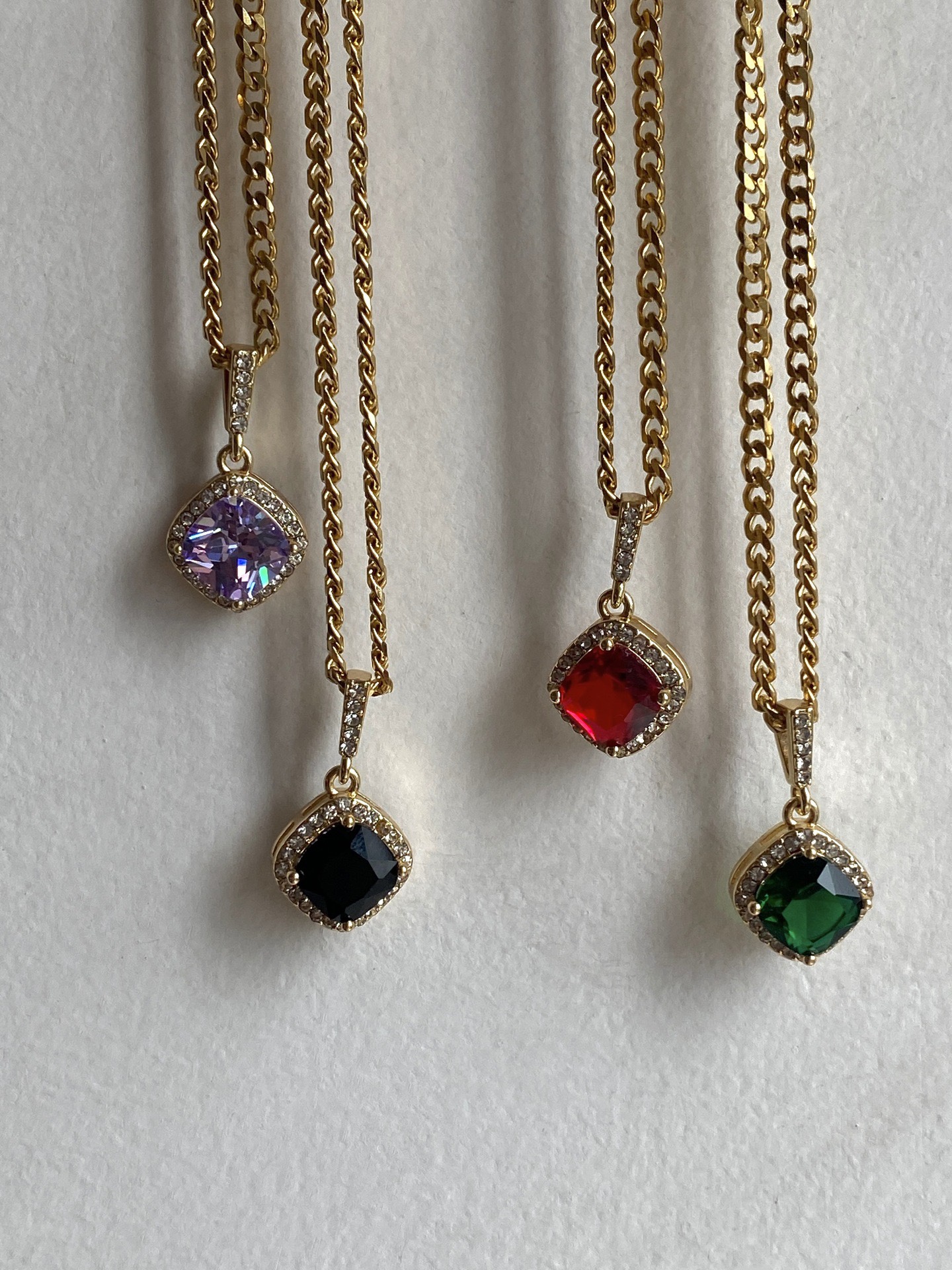 18k Real Gold Electroplating Emerald Necklace Gemstones 3 f00c1366 677c 4ba7 a3cb 3ff803413b25 18k Real Gold Electroplating Emerald Necklace Gemstones