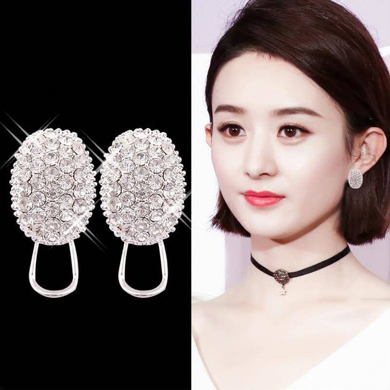 Mori small earrings exquisite temperament sterling silver 4 f0f14045 ea0a 43c9 90aa 494b595dee86 Mori small earrings exquisite temperament sterling silver