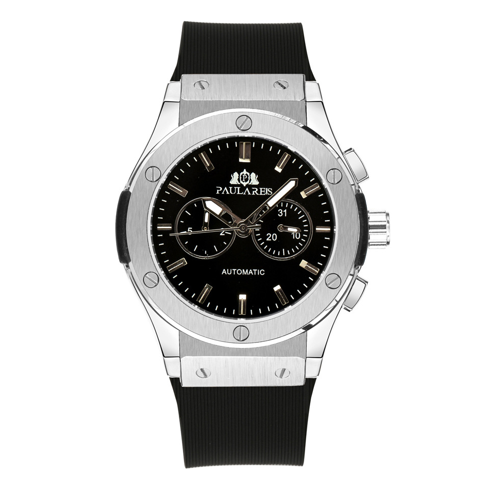 Multifunctional luminous rose gold tape men's watch 4 f2746000 8b69 482a a31f 604dd954df43 Multifunctional luminous rose gold tape men's watch