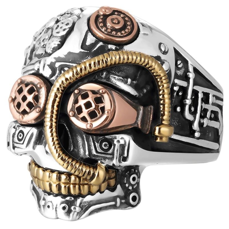 f2dcb75f 3546 486b b4f1 1016f8d14c59 Hot Style Accessories, Hip Hop Industrial Steam Men's Ring Carved Three-color