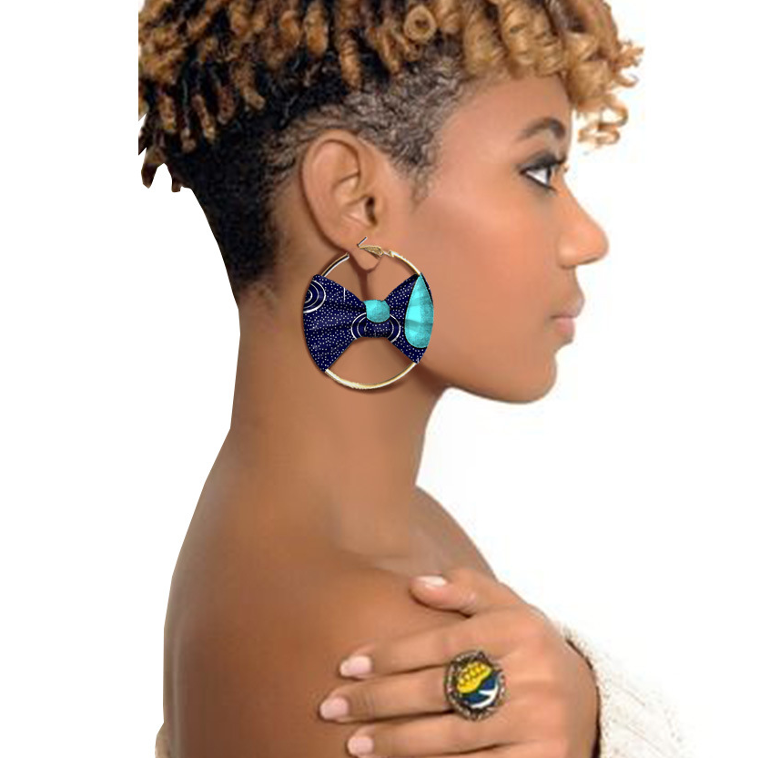 f39a97cc 1222 4898 a740 4dee1fac40ba Batik cotton exaggerated earrings