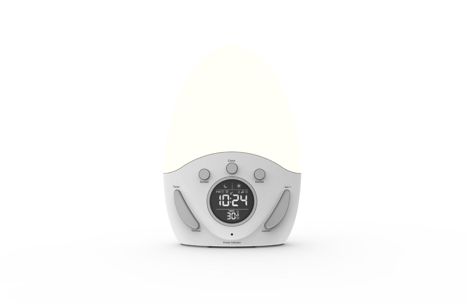 LCD charging alarm clock