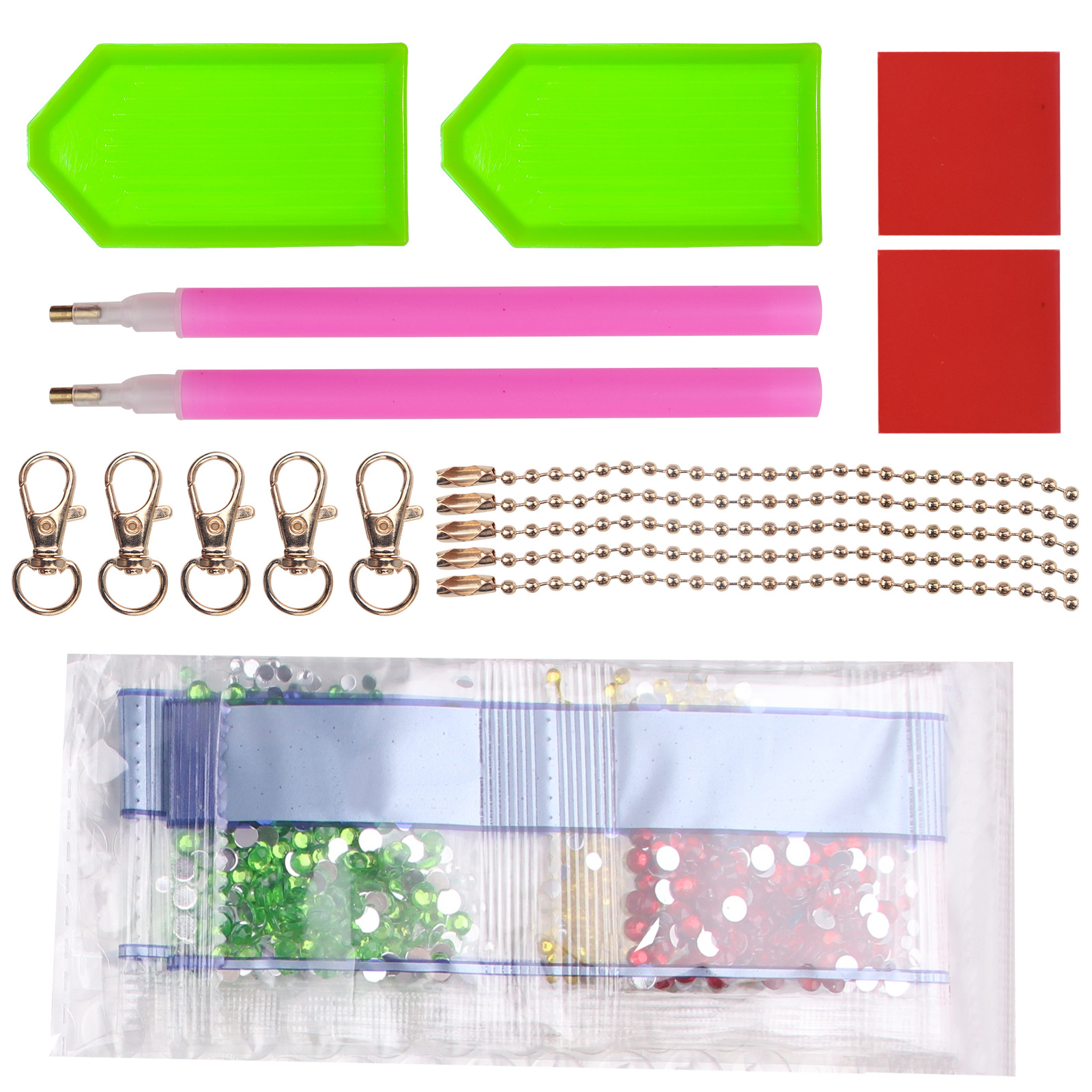 f92e6a2d 334f 4a72 a831 11b8ee8f5b47 Creative DIY Cartoon Masonry Painting Keychain Pendant