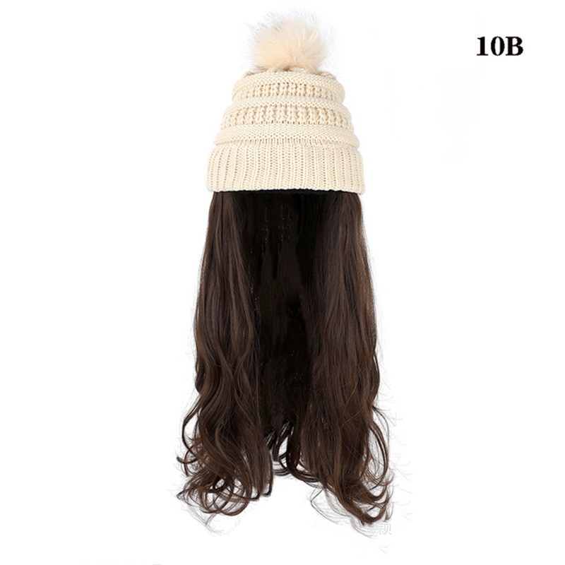 Chic Hat Wigs: Elevate style seamlessly with this versatile fashion fusion .image 7