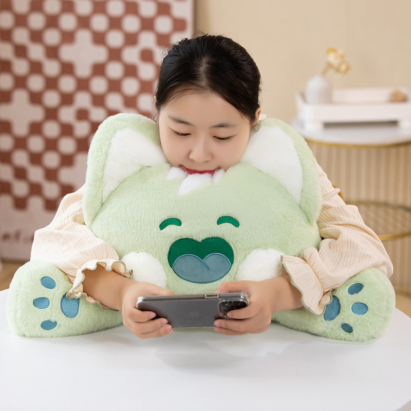 green cat Cute Fox - Cat Chair Cushion FoxyCat™