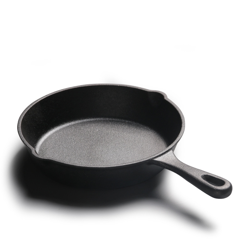 Versatile Small Cast Iron Flat-Bottomed Frying Pan - Your All-in-One Culinary Companion