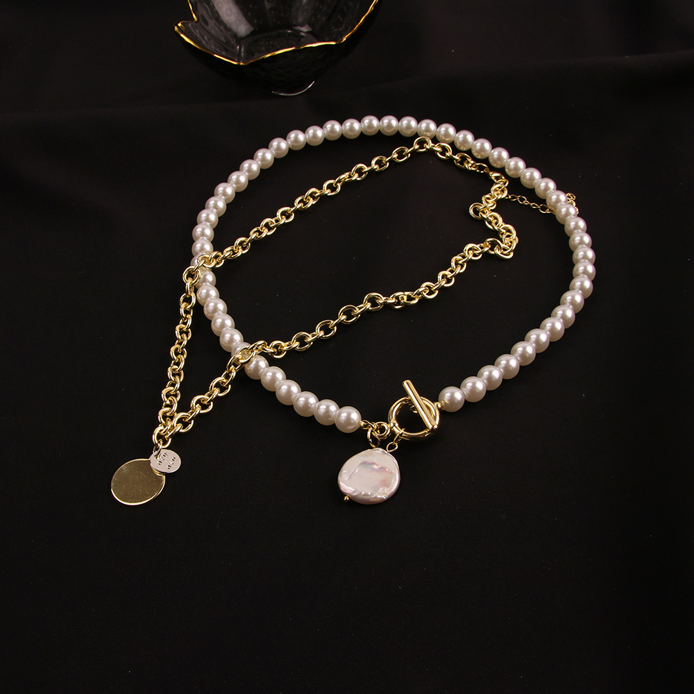 Pearl Double Layered Necklace Female Niche Design Sense Net Red Necklace Retro Exaggerated Clavicle Chain 5 fb8b5b7b 5349 4c11 bd3b d415cbdb5f56 Pearl Double Layered Necklace Female Niche Design Sense Net Red Necklace Retro Exaggerated Clavicle Chain