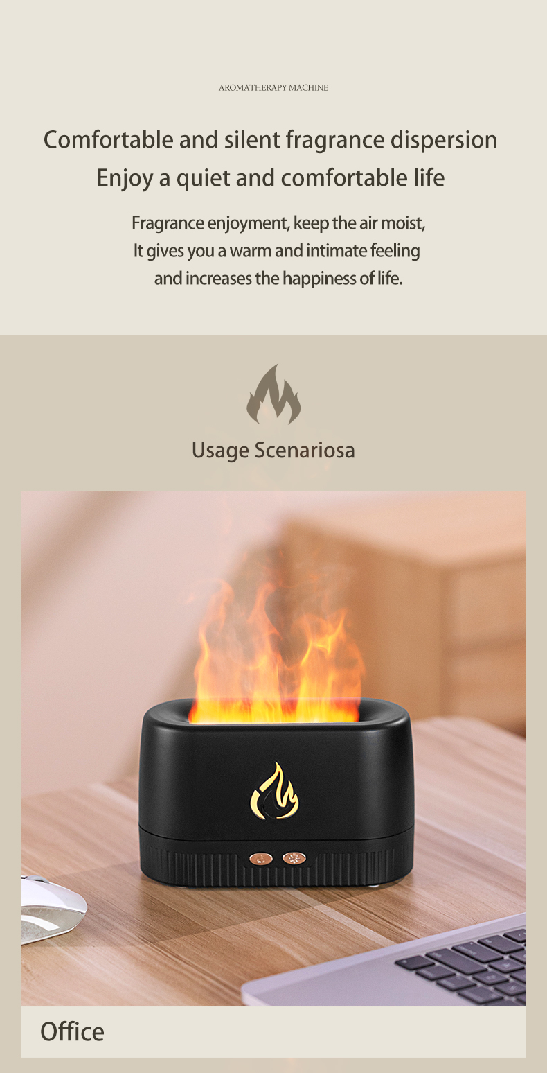 Flame Humidifier Aroma Diffusers