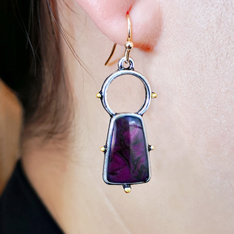 fc71d81c e244 4541 84f5 edf133c1b2a9 Personality Creative Purple Girl Earrings