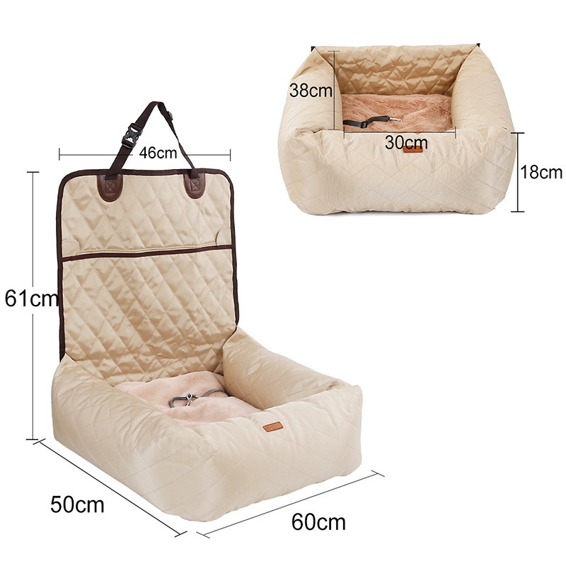 Multi-purpose 3-in-1 Dog Carrier | Bed | Car Seat