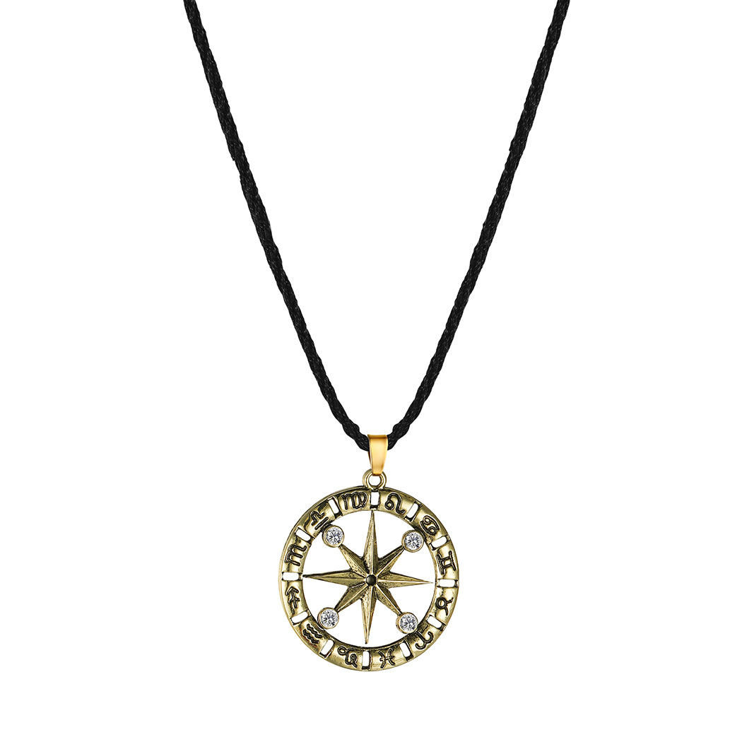 European And American New Compass Pendant Necklace For Men And Women 14 fe3d2ed6 6381 493d a193 8fccf8c4074e European And American New Compass Pendant Necklace For Men And Women
