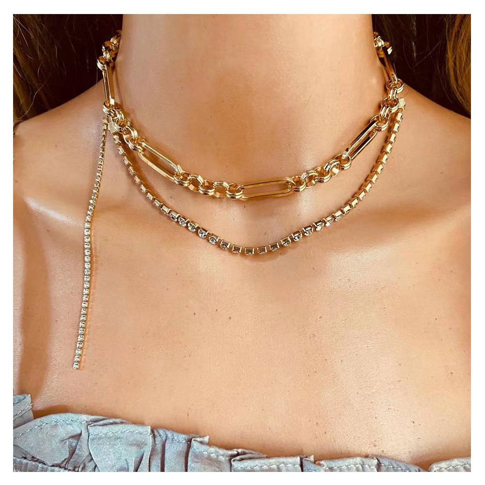 fee4e0a0 1c77 4611 be79 e5ea2c851dc8 Simple Retro Double-layered Tassel Gold Necklace