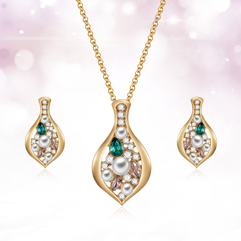 ff865386 9161 4b2b 991c f1c1e10fde71 Popular Gold-plated Necklace Earrings Jewelry