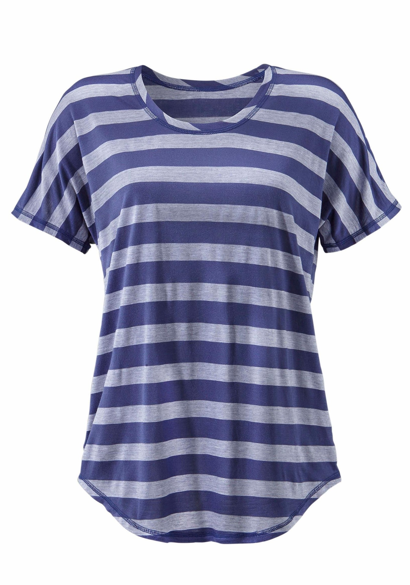 Title 6, Round Neck Horizontal Short Sleeve T-shirt