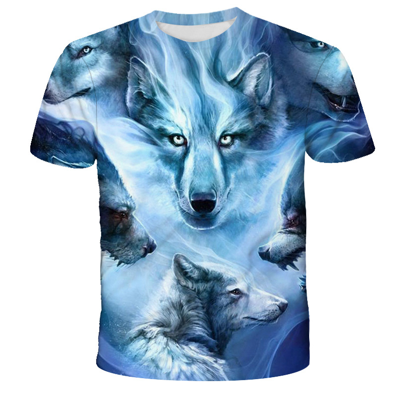 Title 2, Nieuwe Wolfcat T-shirt Europese en Amerikaanse ...