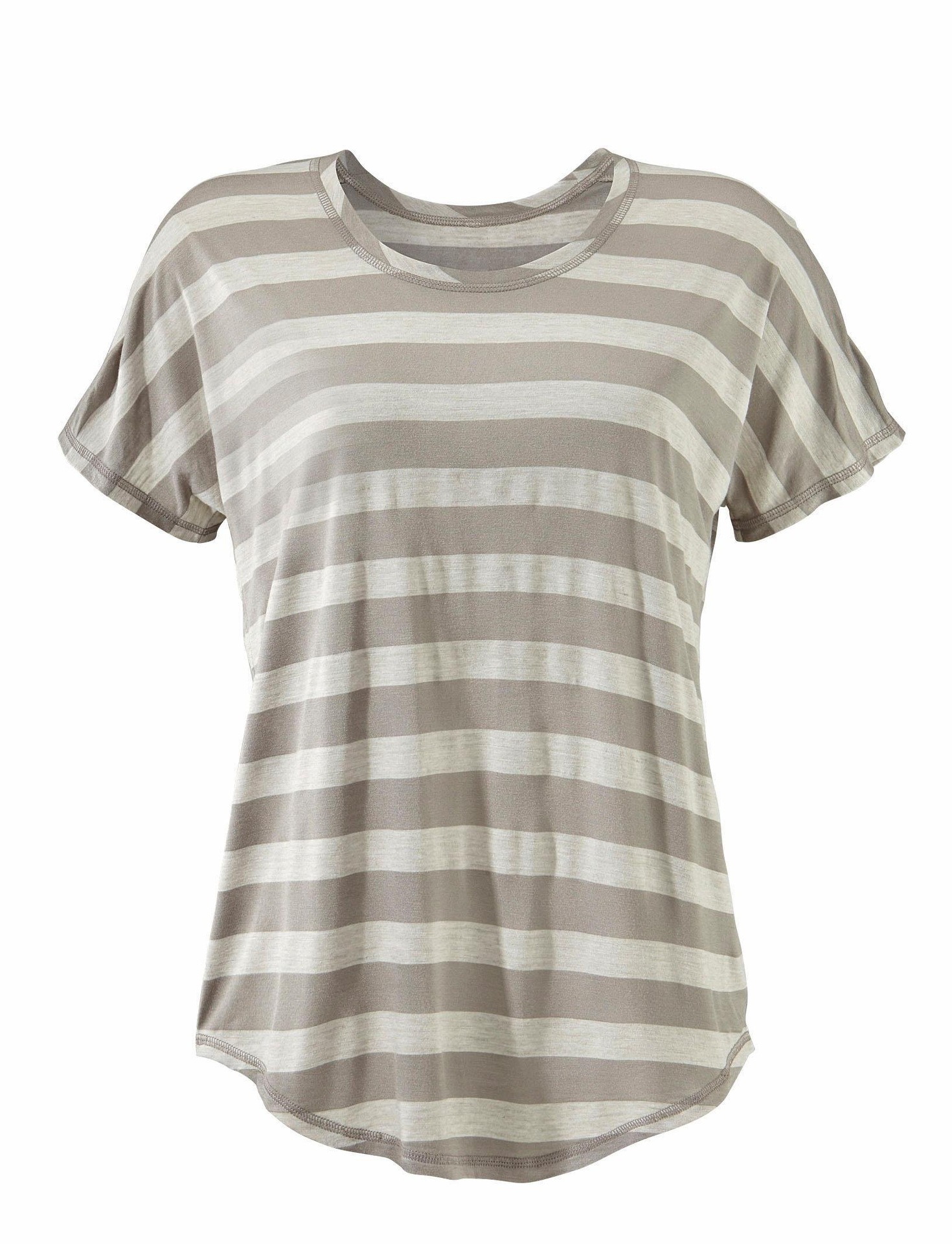 Title 9, Round Neck Horizontal Short Sleeve T-shirt